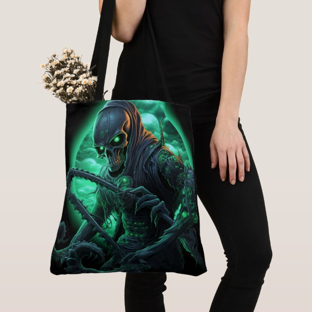Tote Bag Ombre Noir 2 Tygkasse (Närbild)