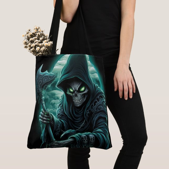 Tote Bag Ombre Noir Tygkasse (Närbild)
