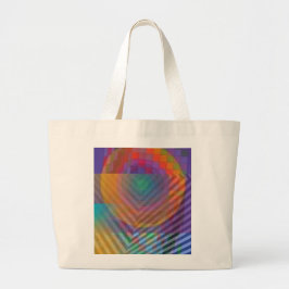 Tote bag original abstract design jumbo tygkasse