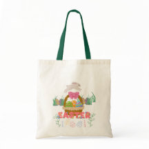 Tote Bag-påsk-dagen - Cute Bunny & Egg Tote