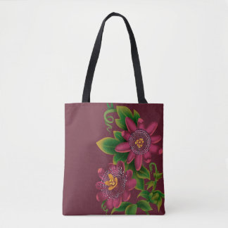 Tote Bag Passion Fruit Illustration Tygkasse