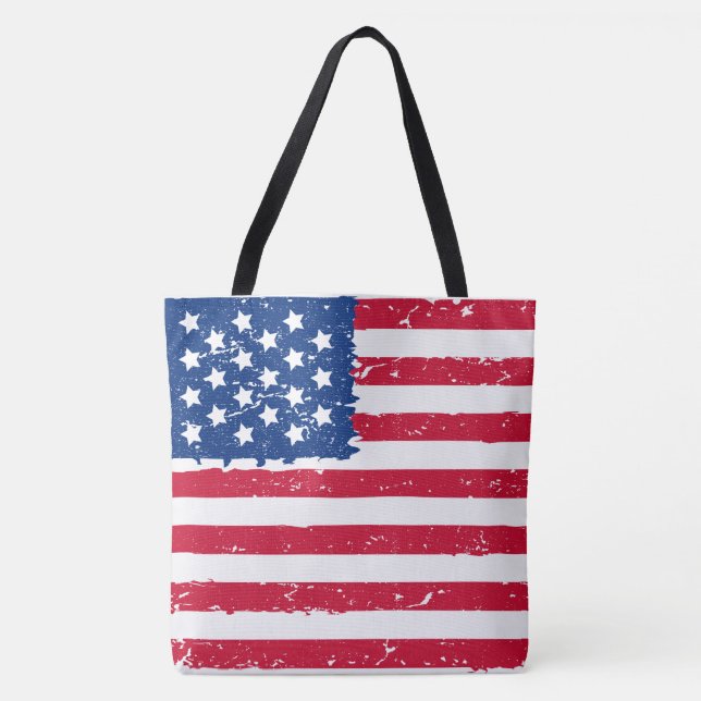 Tote Bag-Patriotic Tygkasse (Framsida)