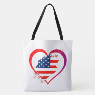Tote Bag-Patriotic Tygkasse
