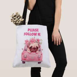 Tote Bag Please follow me Tygkasse