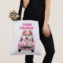 Tote Bag Please follow me Tygkasse