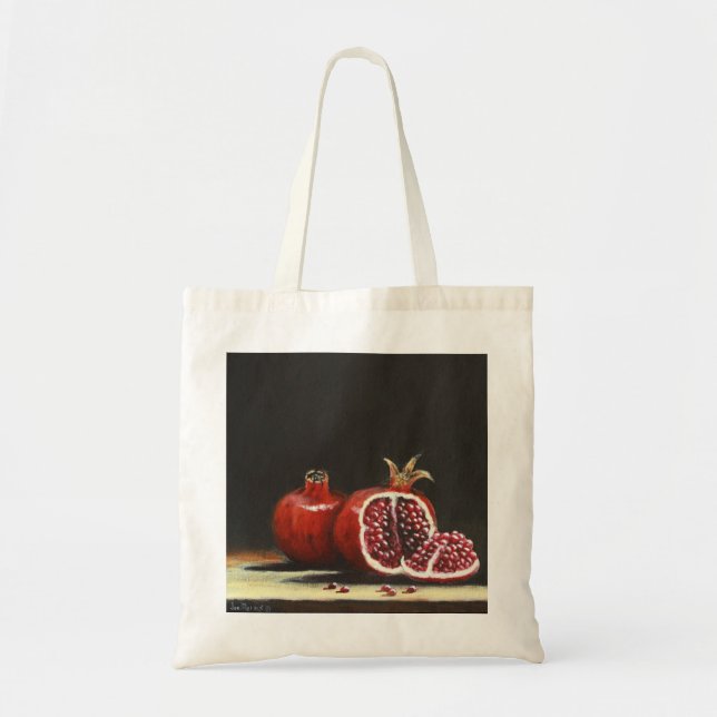 Tote Bag Pomegranat Tygkasse (Framsidan)