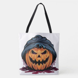 Tote Bag Pumpkin Halloween Séris 7 13 Tygkasse