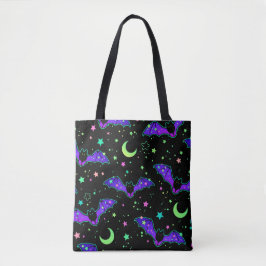 Tote Bag "Purple bats" Tygkasse