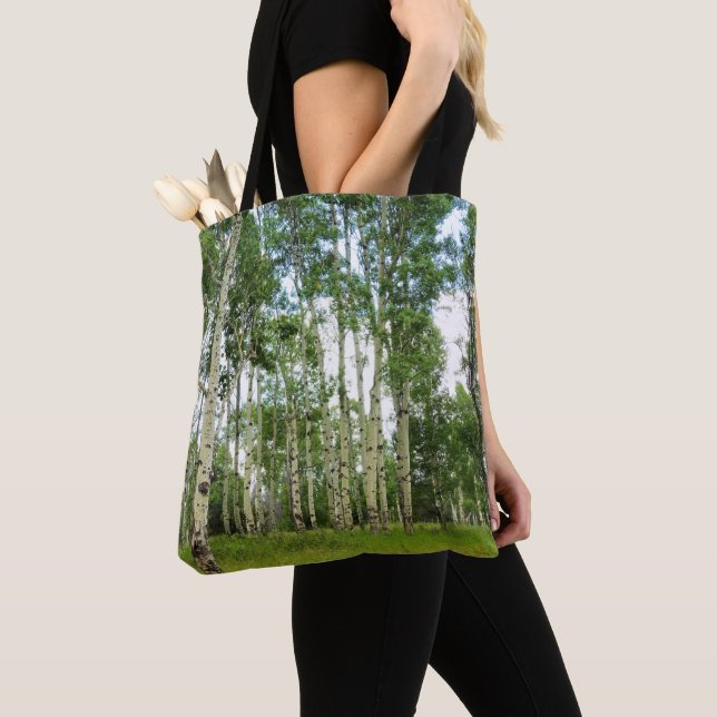 Tote Bag Quaking Aspen Tygkasse (Närbild)