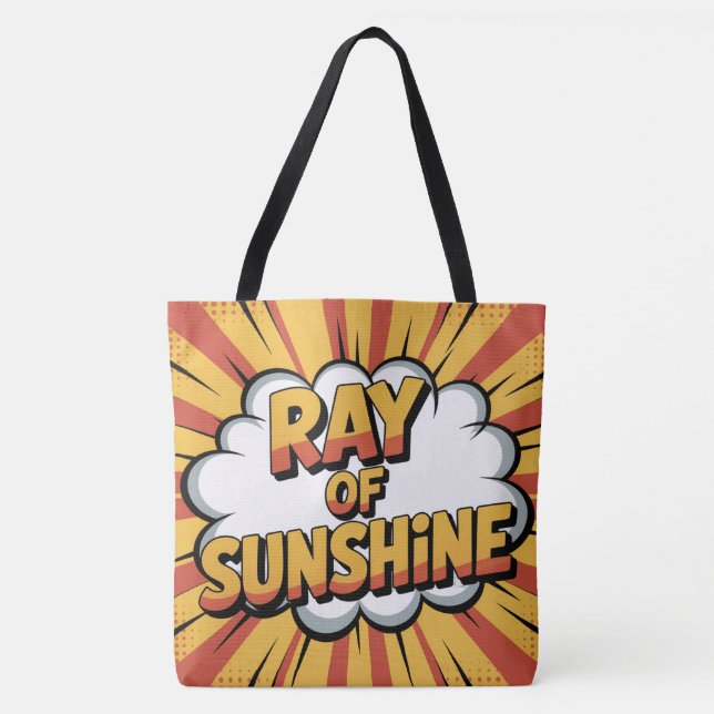 Tote Bag Ray of Sunshine Tygkasse (Framsida)