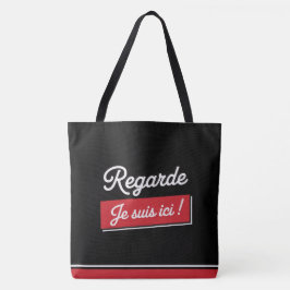 Tote Bag Regarde je suis ici ! -2 Tygkasse