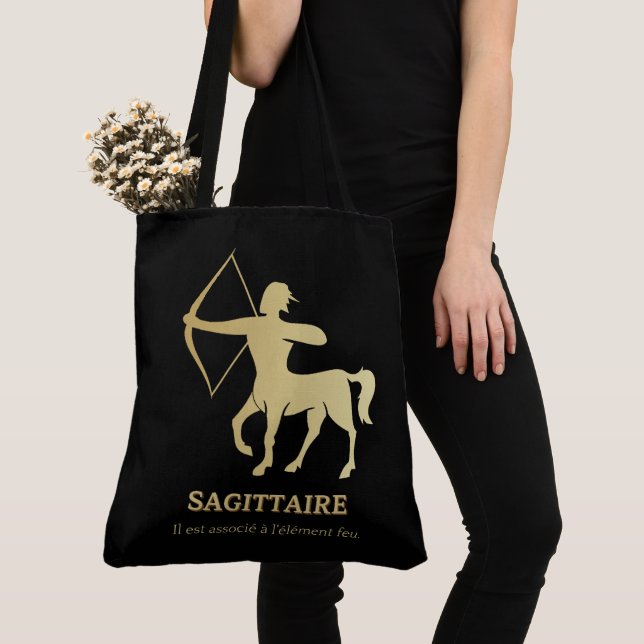 Tote Bag Sagittaire Tygkasse (Närbild)