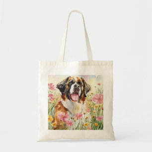 Tote Bag – Saint Bernard Canvasväska Tygkasse