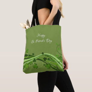 Tote Bag Saint patrick's day Blommigt Tygkasse