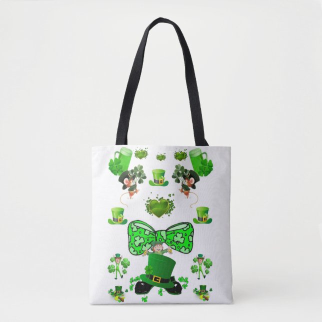 Tote Bag Saint patrick's day Tygkasse (Framsida)