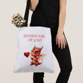Tote Bag Sending Lots of Love Tygkasse