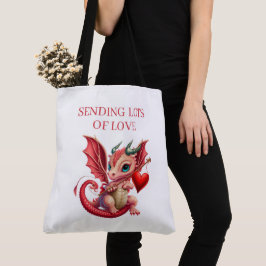 Tote Bag Sending Lots of Love Tygkasse