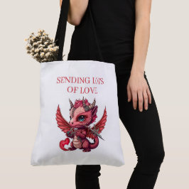 Tote Bag Sending Lots of Love Tygkasse