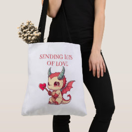 Tote Bag Sending Lots of Love Tygkasse