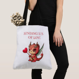 Tote Bag Sending Lots of Love Tygkasse