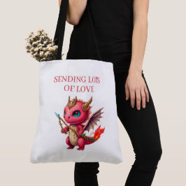 Tote Bag Sending Lots of Love Tygkasse