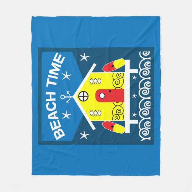 Tote Bag-serverfack Fleecefilt (Framsidan)