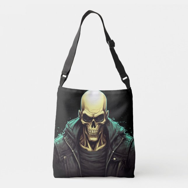 Tote Bag Skeleton Axelväska (Baksida)