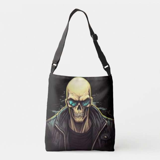 Tote Bag Skeleton Axelväska (Baksida)