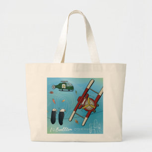 Tote Bag - Skriven i Himmel Jumbo Tygkasse