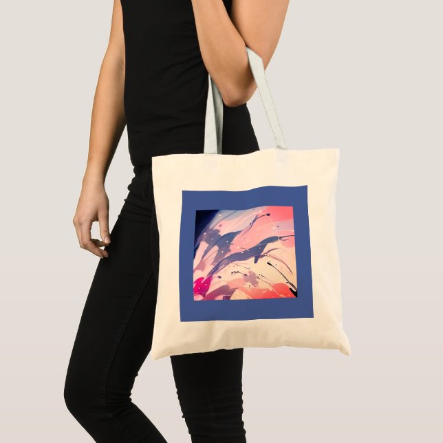 Tote Bag, smart, glad Tygkasse (Framsida (produkt))