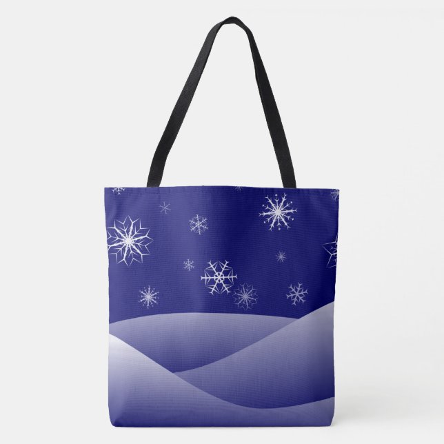 Tote Bag Snow Tygkasse (Framsida)