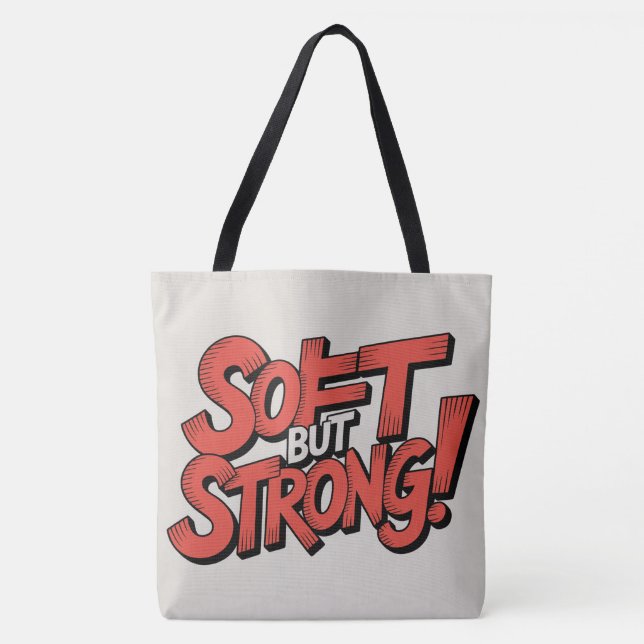 Tote Bag Soft but strong Tygkasse (Framsida)