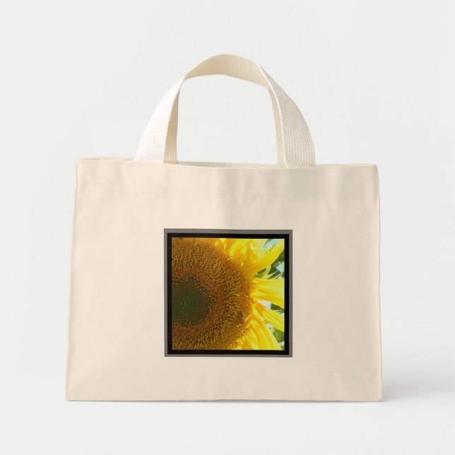 Tote Bag - Solros Mini Tygkasse (Framsidan)