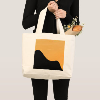 Tote Bag Sunset Mountain silhouette go to bag  Jumbo Tygkasse