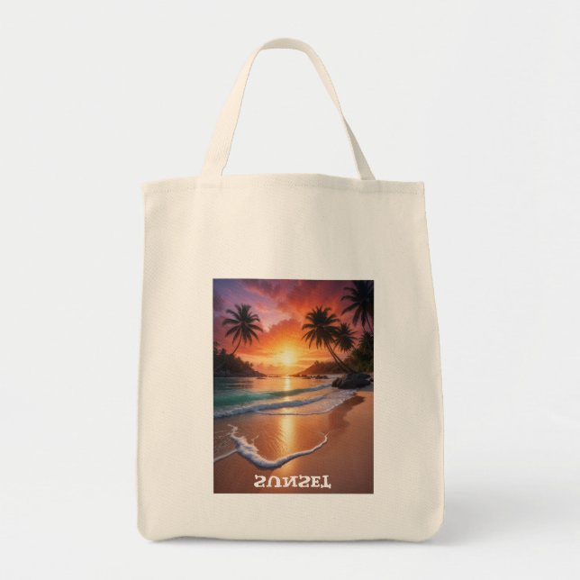 TOTE BAG SUNSET TYGKASSE (Framsidan)