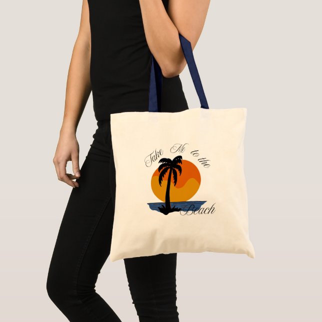 Tote Bag - ta mig till Beach Tygkasse (Framsida (produkt))