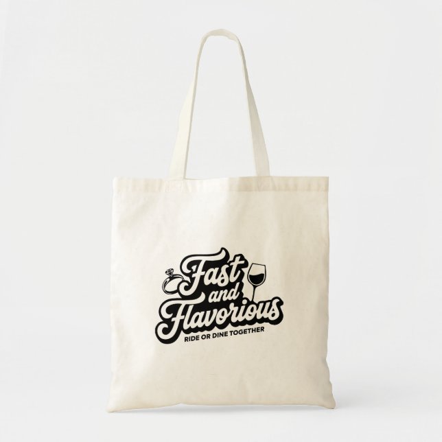 Tote Bag - The Fast and Flavorious Series Tygkasse (Framsidan)