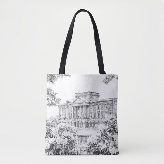 Tote Bag - "The Grounds at Pemberley" Tygkasse (Framsida)