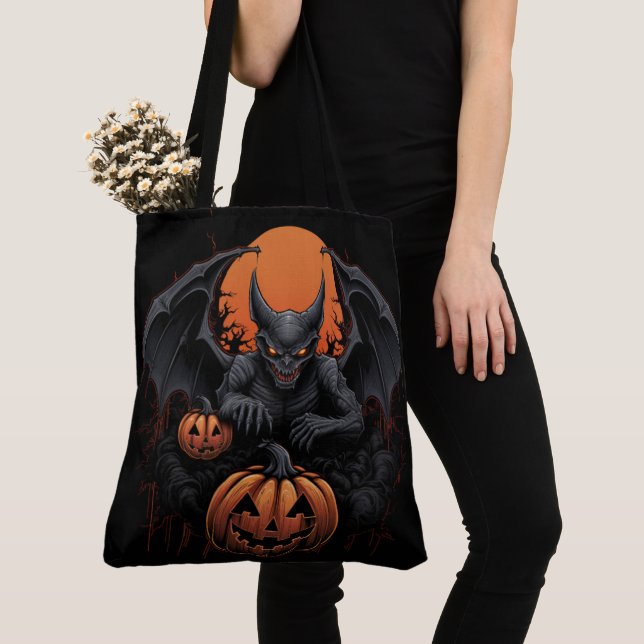 Tote Bag The Haunted House Enigma Tygkasse (Närbild)