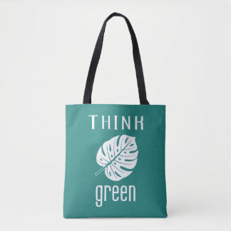 Tote bag THINK GREEN Tygkasse