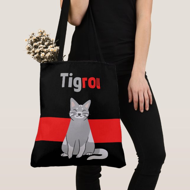 Tote Bag Tigrou Tygkasse (Närbild)