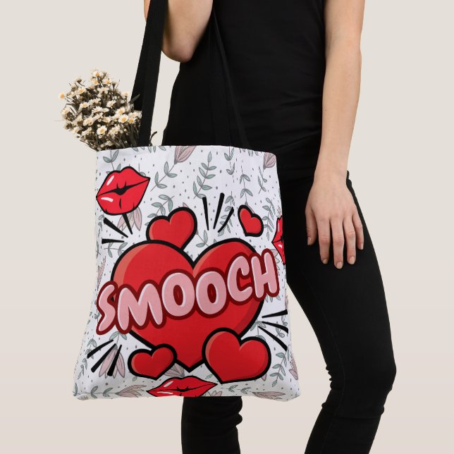 Tote Bag  to smooch Tygkasse (Närbild)