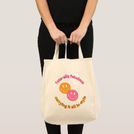 Tote Bag Tote-ally Fabulous - Roligt & Snyggt Reus Tygkasse