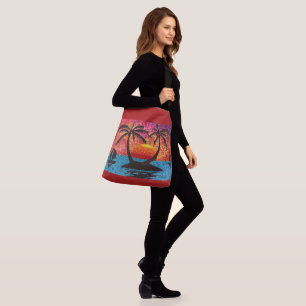 Tote Bag - Tropical Island Axelväska