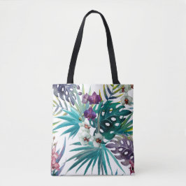 Tote Bag - Tropical Orchid Tygkasse