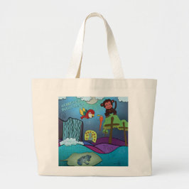 Tote Bag - Tropical Wild Side! Jumbo Tygkasse