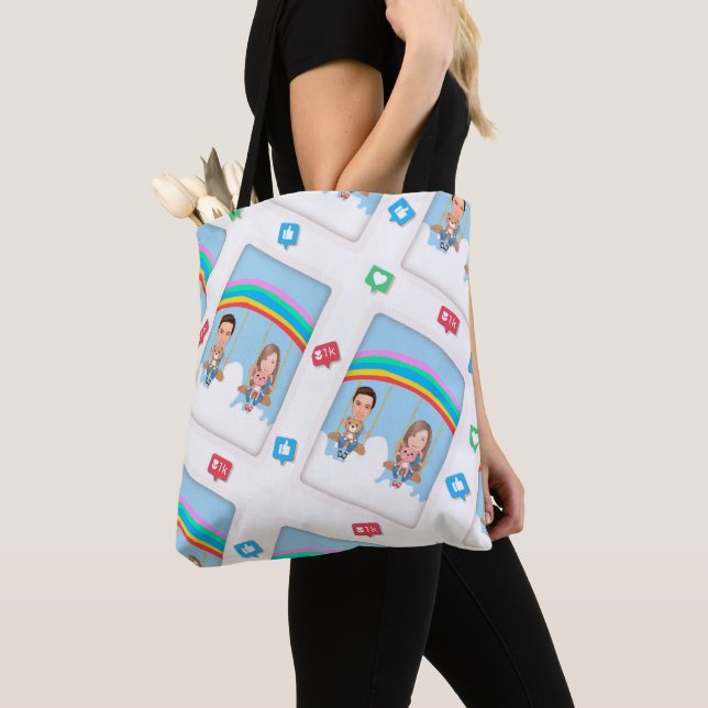 Tote Bag Tygkasse (Närbild)