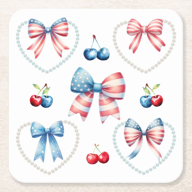 Tote Bag Underlägg Papper Kvadrat (Framsidan)