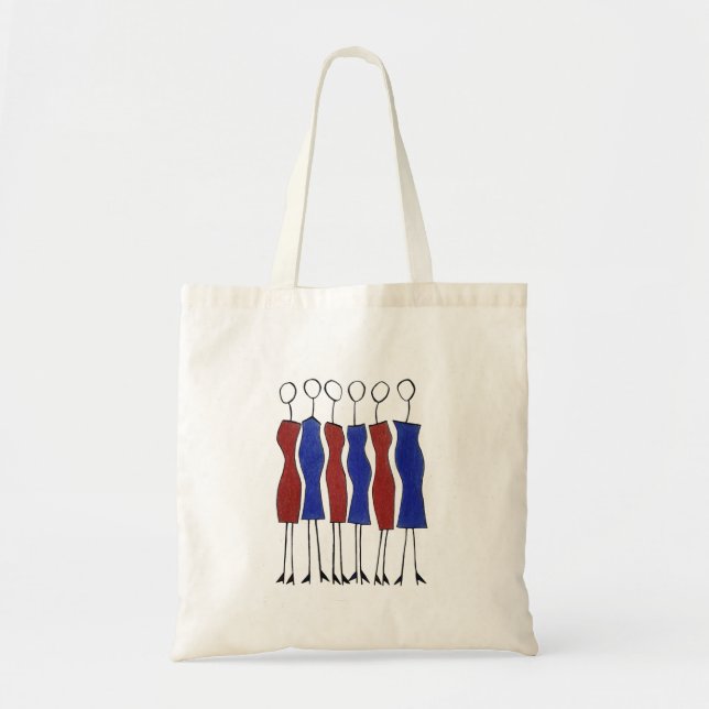 Tote Bag (unikt handritat) Tygkasse (Framsidan)