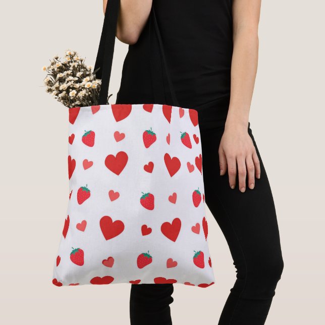 Tote Bag Valentines Day Tygkasse (Närbild)